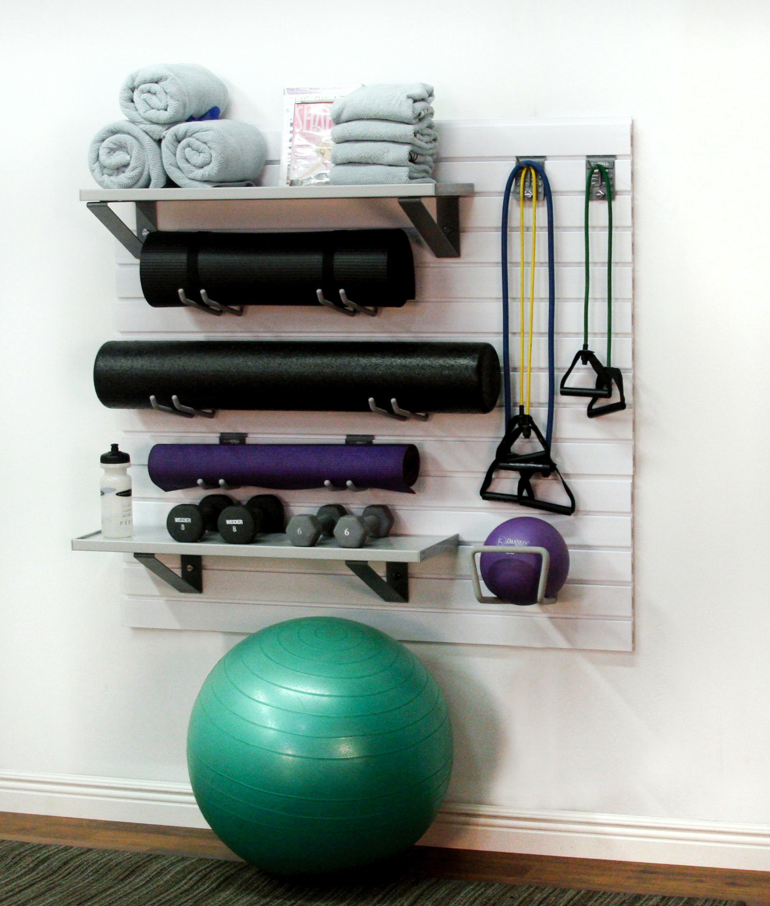 Economy Gym Kit, Slatwall Hooks, slatwall kits
