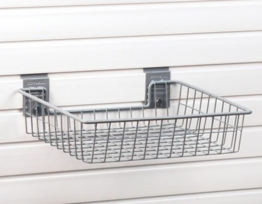 StoreWALL Slatwall Square Shallow Basket