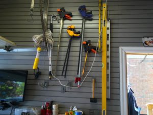 Garage tool storage