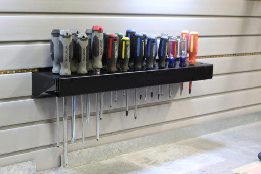 StoreWALL Slatwall Screwdriver Shelf E