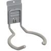 Vertical Tool Hook used to store edgers and leaf blowers