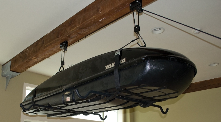 Pulley with Thule Ski Carrier