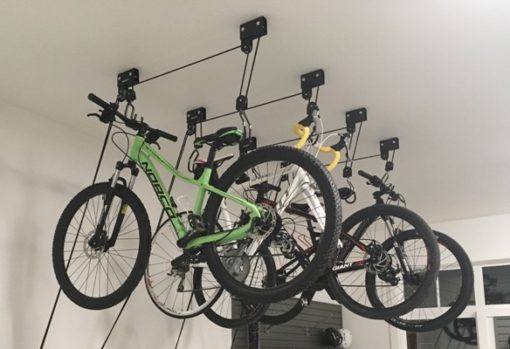 Multiple Pulleys with bicycles
