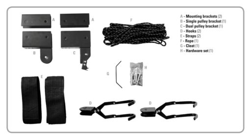 Bike & Kayak Pulley and Hoist