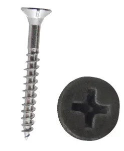 Graphite Steel Slatwall Screw