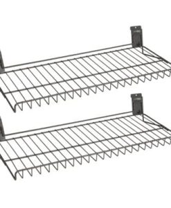 StoreWALL Angled Slatwall Shelf Set